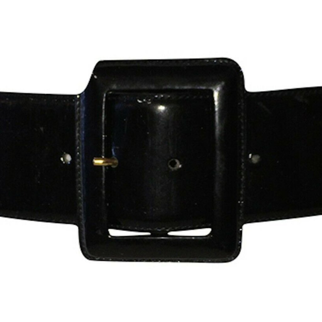 Paloma Picasso Leather Shield Belt